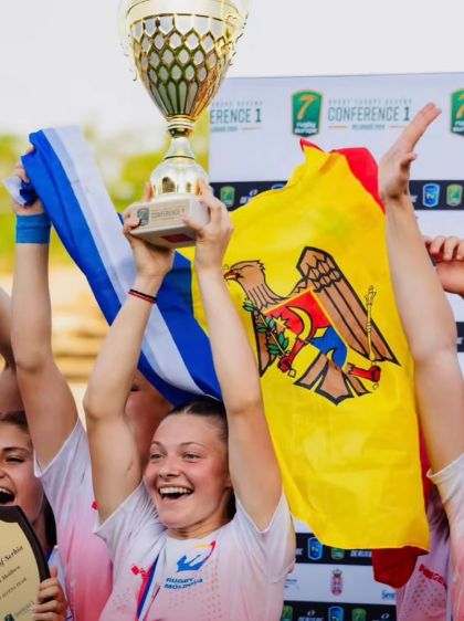 Primăria comunei Ciorescu se mândrește cu performanțele deosebite ale jucătoarei Meșină Nicoleta, sportivă din cadrul A.O. Rugby Ciorescu!