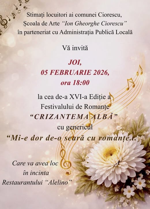 Romanța ne adună, ne emoționează și ne apropie.