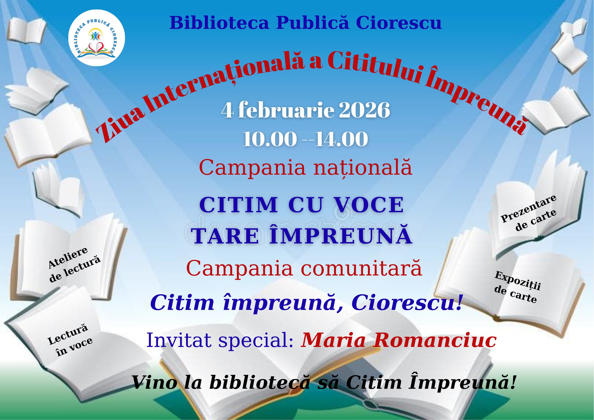 Ziua Internațională a Cititului Împreună - 04.02.2026!