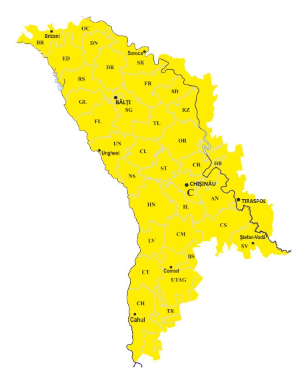 Primăria Chișinău ATENȚIONEAZĂ! Cod Galben de schimbare bruscă a vremii!