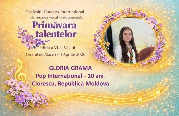 Gloria Grama urcă pe scenă cu emoție și curaj, transformând fiecare notă într-o poveste plină de pasiune și speranță!