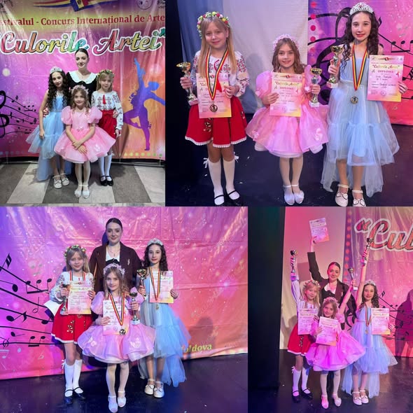 Premii de top pentru elevele Școlii de Arte „Ion Gheorghe Ciorescu” la „Culorile Artei”!