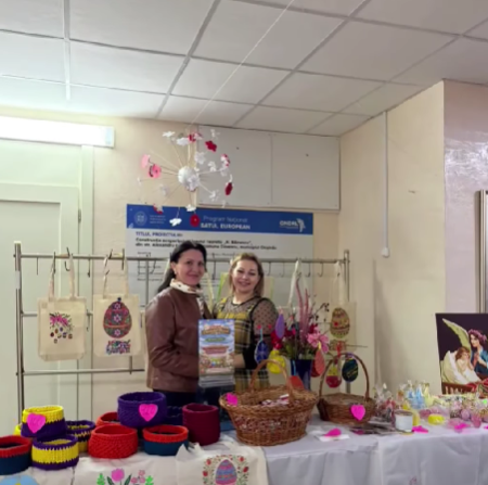 Comunitatea din Ciorescu, unită la Târgul de Caritate de Paști pentru renovarea lăcașului sfânt!