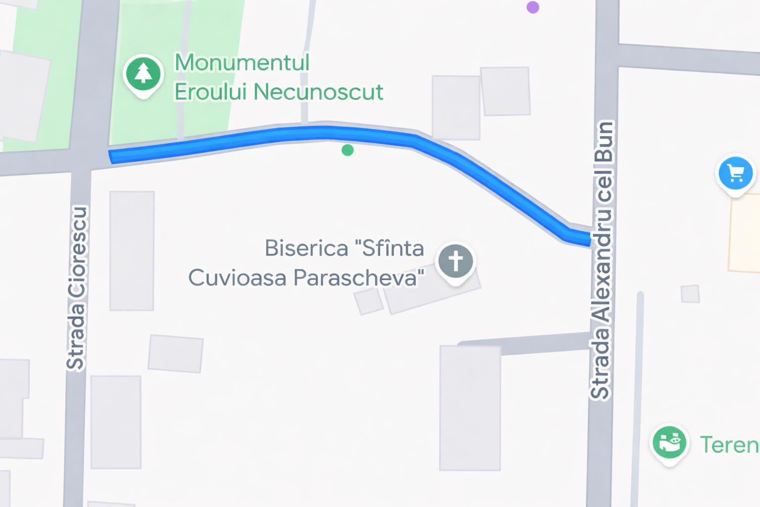 Restricții de circulație în Ciorescu de Sâmbăta Învierii, în zona Bisericii „Sfânta Parascheva”!