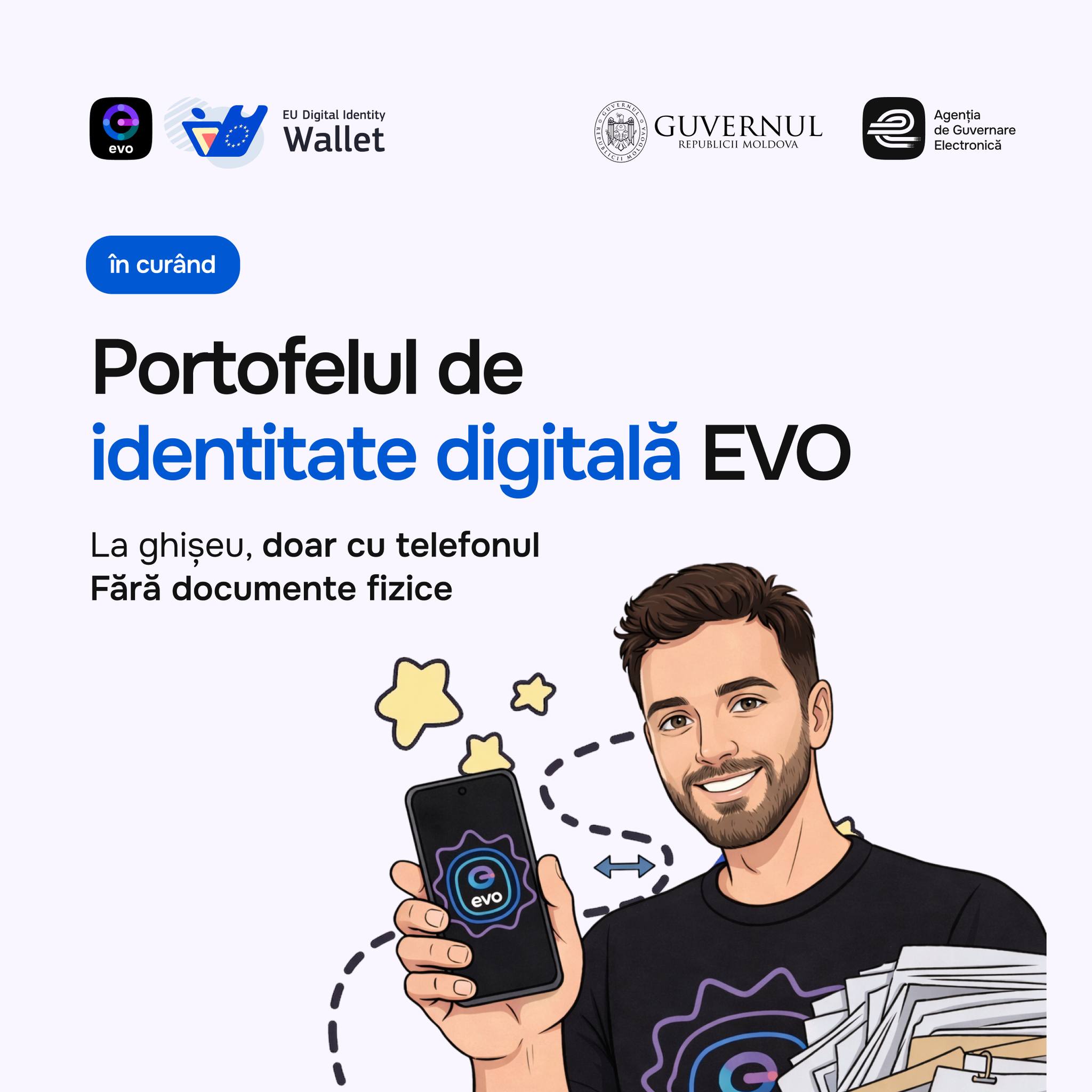 Portofelul digital EVO: actele tale, direct din telefon, în relația cu instituțiile și băncile!