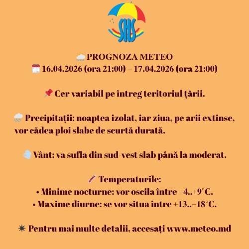 Prognoza meteo!