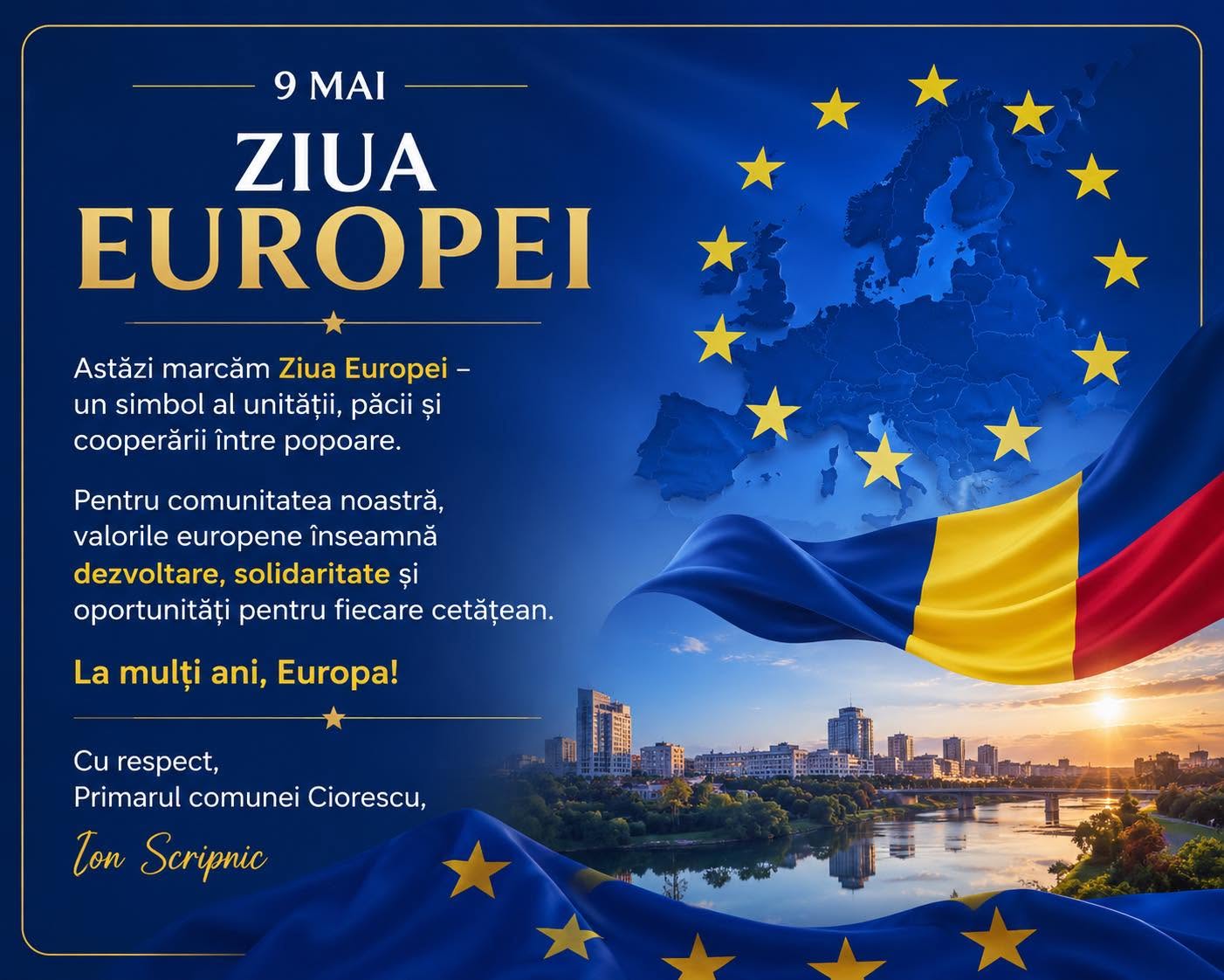 9 MAI - ZIUA EUROPEI! La mulți ani, Europa!