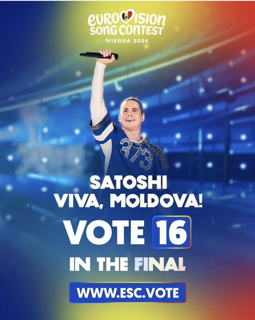 În seara asta îl susținem pe #Satoshi și trăim cu mândrie prestația lui de la Eurovision Song Contest!