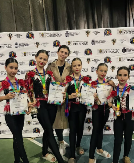 Performanță de excepție pentru gimnastele din Ciorescu la „Chișinău Dance Cup” 2026!