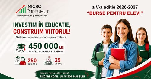 INVESTIM ÎN EDUCAȚIE, CONSTRUIM VIITORUL!