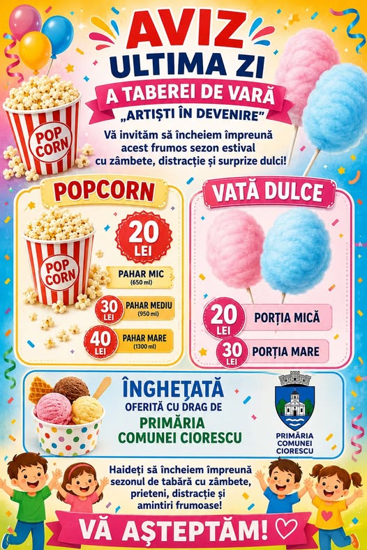 Ultima zi a taberei de vară „Artiști în devenire”!