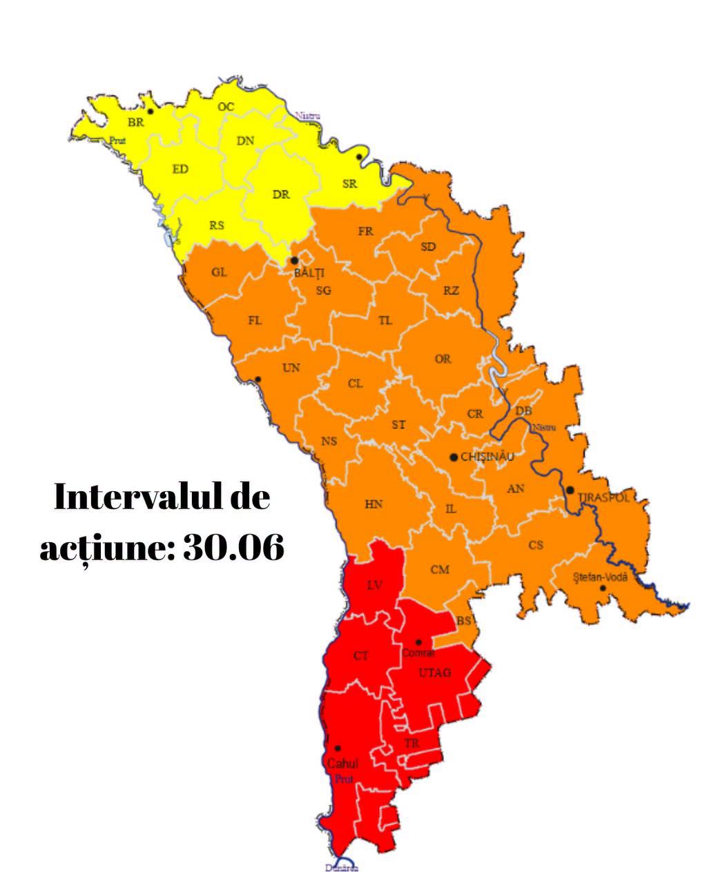 COD PORTOCALIU ȘI COD GALBEN DE CĂLDURĂ! (CANICULĂ)